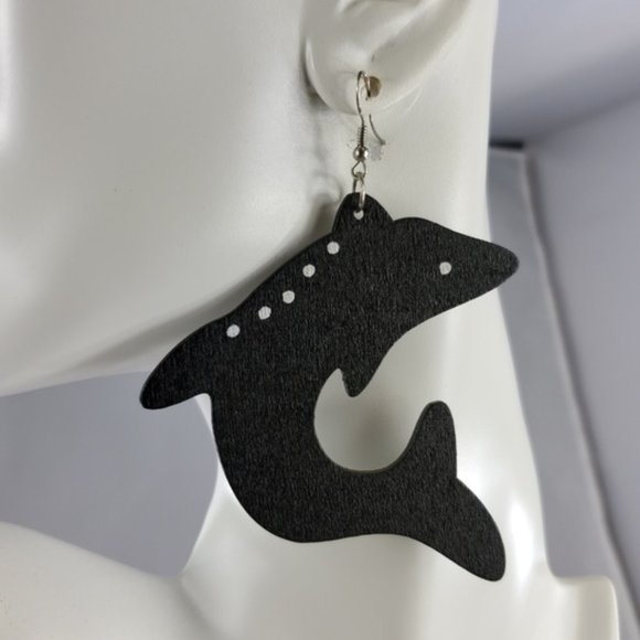 Hand Crafted Jewelry African Kenyan Handmade Balsa Wood Earrings